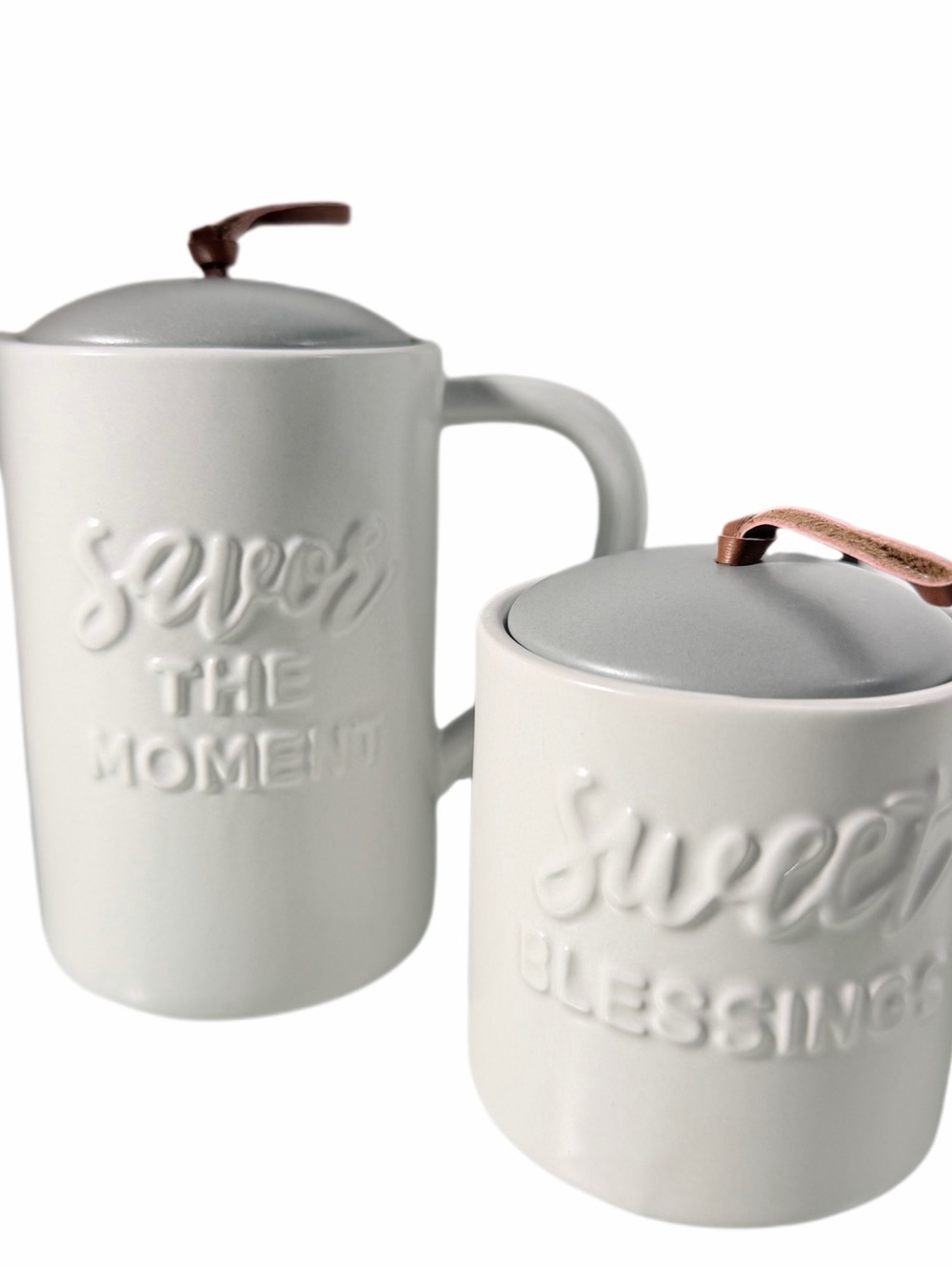 Ceramic Cream and Sugar set